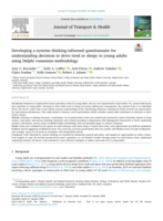 Developing a systems thinking-informed questionnaire for understanding decisions to drive tired or sleepy in young adults using Delphi consensus methodology