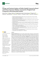 Energy and Nutrient Intakes of Public Health Concern by Rural and Urban Ghanaian Mothers Assessed by Weighed Food Compared to Recommended Intakes