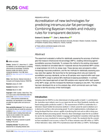Accreditation of new technologies for predicting intramuscular fat percentage: Combining Bayesian models and industry rules for transparent decisions