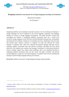 Designing authentic assessments for foreign language learning environments