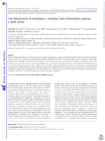 The effectiveness of mandatory v. voluntary food reformulation policies: a rapid review