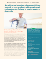Social justice imbalance between fishing sectors: a case study of a blue-swimmer crab estuarine fishery in south-western Australia