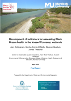 Development of indicators for assessing Black Bream health in the Vasse-Wonnerup wetlands