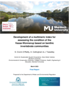 Development of a multimeric index for assessing the condition of the Vasse-Wonnerup based on benthic invertebrate communities