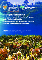 Investigation of material preference and the role of 'green walls' in inhibiting the establishment of invasive marine species on port infrastructure