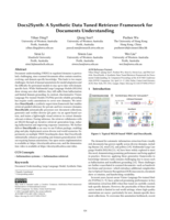 Docs2Synth: A Synthetic Data Tuned Retriever Framework for Documents Understanding