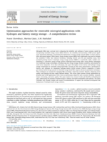 Optimization approaches for renewable microgrid applications with hydrogen and battery energy storage – A comprehensive review