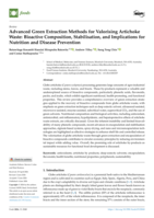 Advanced Green Extraction Methods for Valorising Artichoke Waste: Bioactive Composition, Stabilisation, and Implications for Nutrition and Disease Prevention