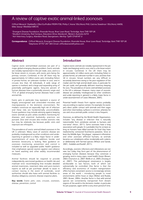 A review of captive exotic animal-linked zoonoses