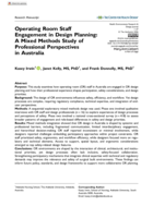 Operating Room Staff Engagement in Design Planning: A Mixed Methods Study of Professional Perspectives in Australia