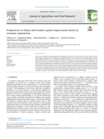 Perspectives on China's beef market: quality improvement driven by consumer expectations