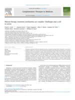 Manual therapy treatment mechanisms are complex: Challenges and a call to action