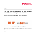The rise, fall and resurgence of BHP: dynamic capabilities in a leading resource company