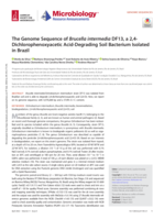 The Genome Sequence of Brucella intermedia DF13, a 2,4-Dichlorophenoxyacetic Acid-Degrading Soil Bacterium Isolated in Brazil