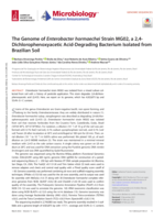 The Genome of Enterobacter hormaechei Strain MG02, a 2,4-Dichlorophenoxyacetic Acid-Degrading Bacterium Isolated from Brazilian Soil