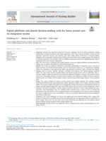 Digital platforms and shared decision-making tools for home wound care: An integrative review