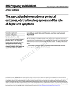 The association between adverse perinatal outcomes, obstructive sleep apnoea and the role of depressive symptoms