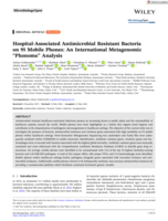 Hospital-Associated Antimicrobial Resistant Bacteria on 95 Mobile Phones: An International Metagenomic "Phonome" Analysis
