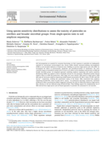 Using species sensitivity distributions to assess the toxicity of pesticides on nitrifiers and broader microbial groups: from single-species tests to soil amplicon sequencing