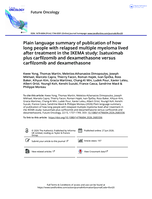 Plain language summary of publication of how long people with relapsed multiple myeloma lived after treatment in the IKEMA study: Isatuximab plus carfilzomib and dexamethasone versus carfilzomib and dexamethasone