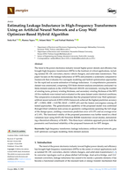 Estimating Leakage Inductance in High-Frequency Transformers Using an Artificial Neural Network and a Gray Wolf Optimizer-Based Hybrid Algorithm