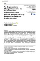 An Organizational Change Perspective for the Curriculum Internationalization Process: Bridging the Gap Between Strategy and Implementation