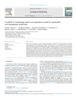 CoralPOP: A morphology-based coral population model for transferable reef management projections