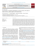 The dynamics of customer participation in service recovery: The roles of failure severity, quality signals, and responsiveness