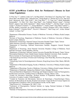 GCH1 p.Ser80Asn Confers Risk for Parkinson's Disease in East Asian Populations