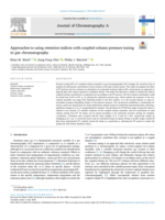 Approaches to using retention indices with coupled column pressure tuning in gas chromatography