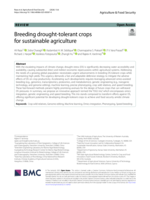 Breeding drought-tolerant crops for sustainable agriculture