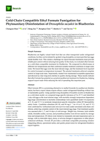 Cold-Chain Compatible Ethyl Formate Fumigation for Phytosanitary Disinfestation of Drosophila suzukii in Blueberries