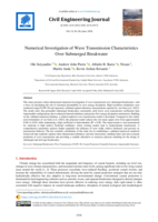 Numerical Investigation of Wave Transmission Characteristics Over Submerged Breakwater