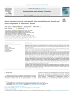 Serum lipidomics reveals class-specific lipid remodelling and altered acyl chain composition in Parkinson's disease