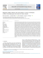 Mitigating wildlife collisions with wind turbines: A review of techniques, evidence, knowledge gaps and avenues for future research