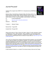 Targeting of the oncogenic fusion EWSR1-FLI1 in Ewing Sarcoma by CRISPR/dCas9 silencers