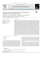A regulatory-driven planning framework for fast charging station deployment in power distribution systems
