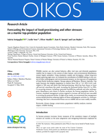 Forecasting the impact of food-provisioning and other stressors on a marine top-predator population