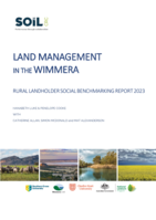 LAND MANAGEMENT IN THE WIMMERA