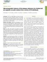 Ultrasonographic features of the platypus abdomen via a limited left pre-epipubic acoustic window from a series of 54 individuals