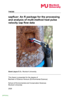 sapfluxr: An R package for the processing and analysis of multi-method heat pulse velocity sap flow data