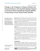 Change in the Frequency of Seizure Attacks and Associated Factors Among Adult Epilepsy Patients at Amanuel Mental Specialized Hospital (AMSH): A Generalized Linear Mixed Model (GLMM)
