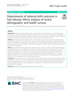 Determinants of adverse birth outcome in Sub-Saharan Africa: analysis of recent demographic and health surveys