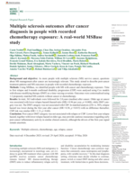 Multiple sclerosis outcomes after cancer diagnosis in people with recorded chemotherapy exposure: A real-world MSBase study