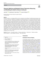 Phenomic Medicine and Metabolic Disease Trajectories: Measuring and Modelling the Health to Disease Continuum