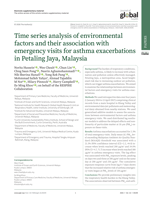 Time series analysis of environmental factors and their association with emergency visits for asthma exacerbations in Petaling Jaya, Malaysia