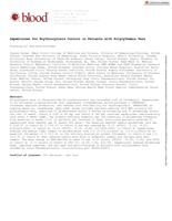 Sapablursen for Erythrocytosis Control in Patients with Polycythemia Vera