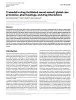 Tramadol in drug-facilitated sexual assault: global case prevalence, pharmacology, and drug interactions