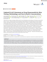 Updated EAACI Statement on Drug Hypersensitivity Skin Testing: Methodology and Non-Irritative Concentrations