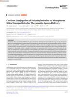 Covalent Conjugation of Polyethylenimine to Mesoporous Silica Nanoparticles for Therapeutic Agents Delivery